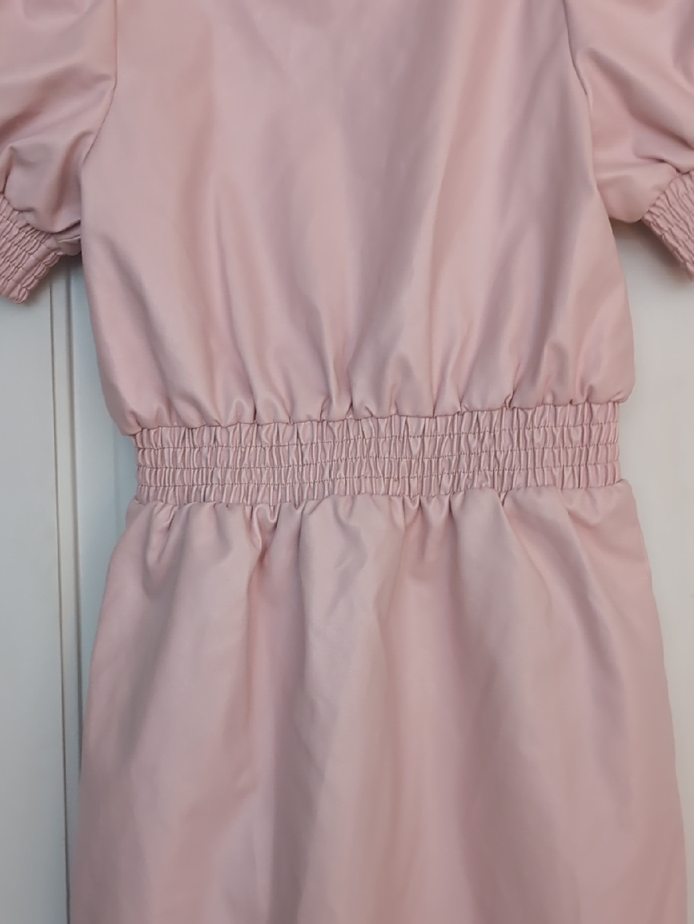 NWOT Habitual Vegan Leather Mini Dress - Picture 4 of 5